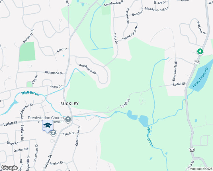 map of restaurants, bars, coffee shops, grocery stores, and more near 178 Knollwood Road in Manchester