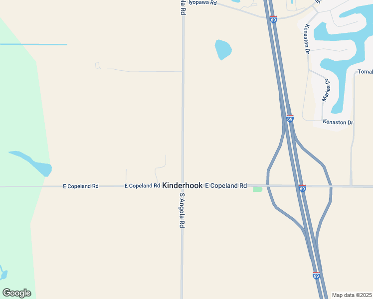 map of restaurants, bars, coffee shops, grocery stores, and more near 785 South Angola Road in Coldwater