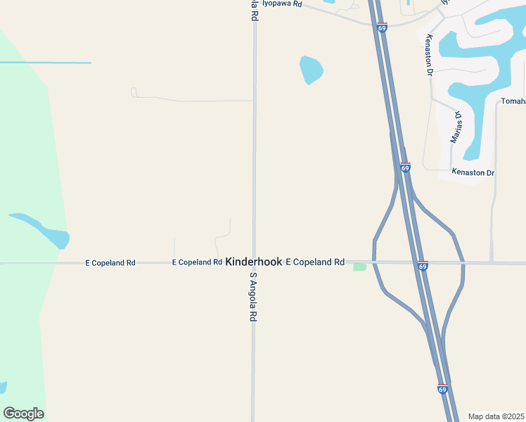 map of restaurants, bars, coffee shops, grocery stores, and more near 785 South Angola Road in Coldwater