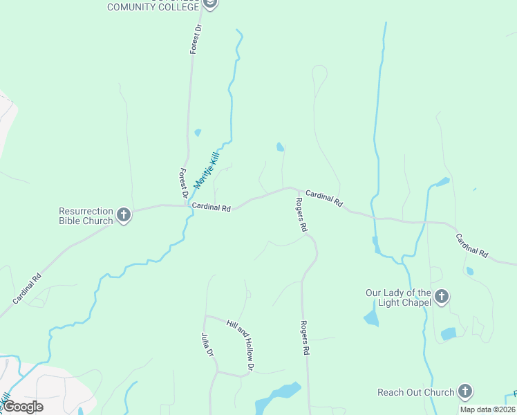 map of restaurants, bars, coffee shops, grocery stores, and more near 136 Cardinal Road in Hyde Park