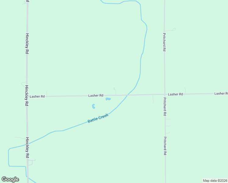 map of restaurants, bars, coffee shops, grocery stores, and more near 16645 Lasher Road in Hinckley