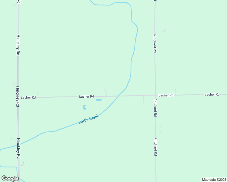 map of restaurants, bars, coffee shops, grocery stores, and more near 16645 Lasher Road in Hinckley