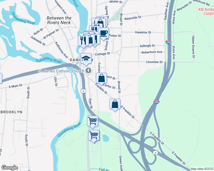 Carter Street, Danielson CT Walk Score