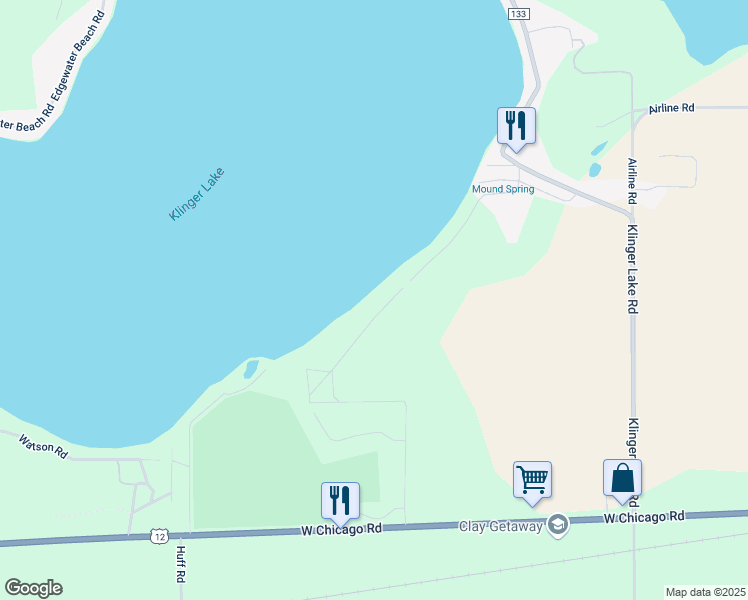 map of restaurants, bars, coffee shops, grocery stores, and more near 68646 Blanchard Street in Sturgis
