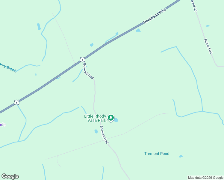 map of restaurants, bars, coffee shops, grocery stores, and more near 6 Boswell Trail in Foster