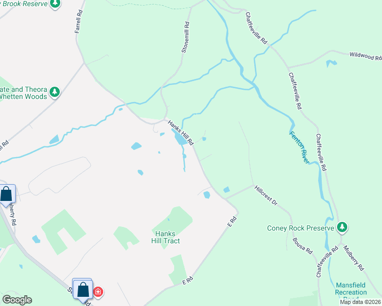 map of restaurants, bars, coffee shops, grocery stores, and more near 274 Hanks Hill Road in Mansfield