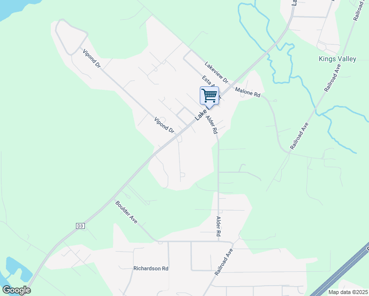 map of restaurants, bars, coffee shops, grocery stores, and more near 300 Vipond Court in Crescent City