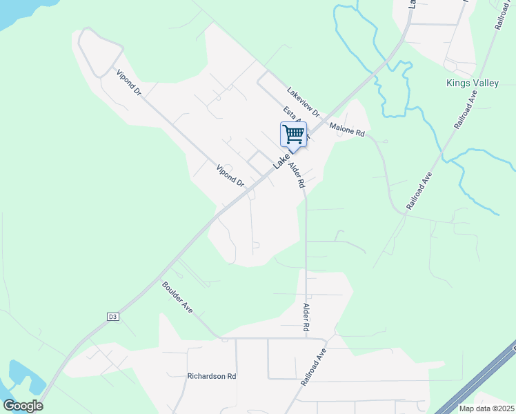map of restaurants, bars, coffee shops, grocery stores, and more near 300 Vipond Court in Crescent City