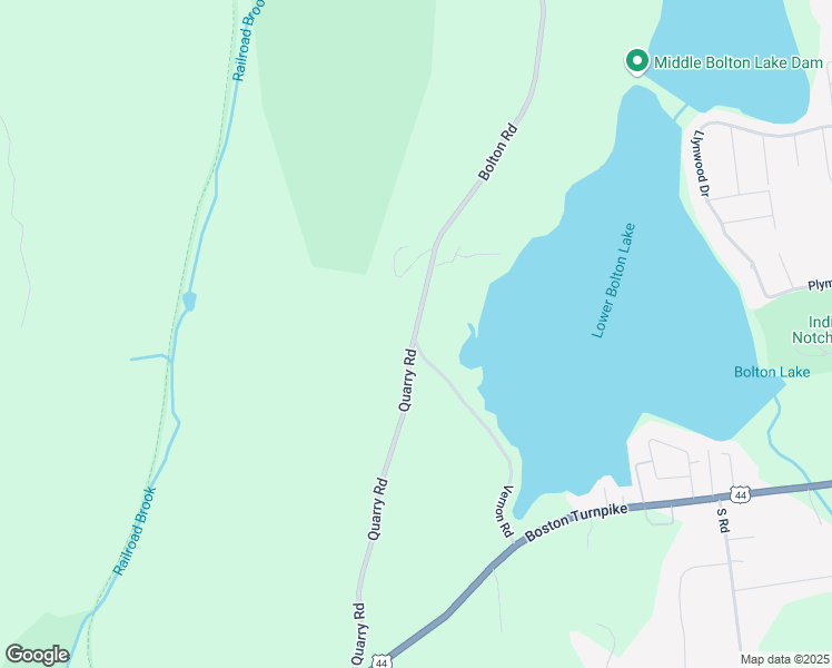 map of restaurants, bars, coffee shops, grocery stores, and more near 898 Bolton Road in Vernon