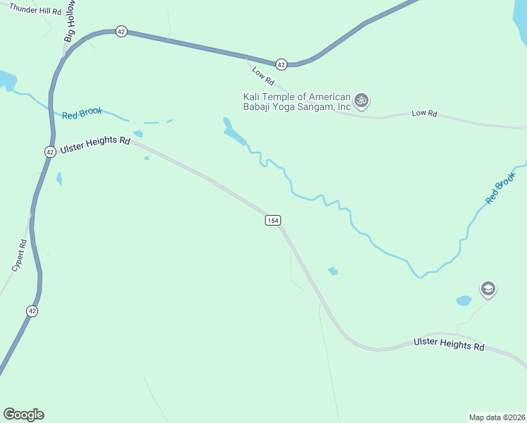 map of restaurants, bars, coffee shops, grocery stores, and more near 2576 Ulster Heights Road in Woodbourne