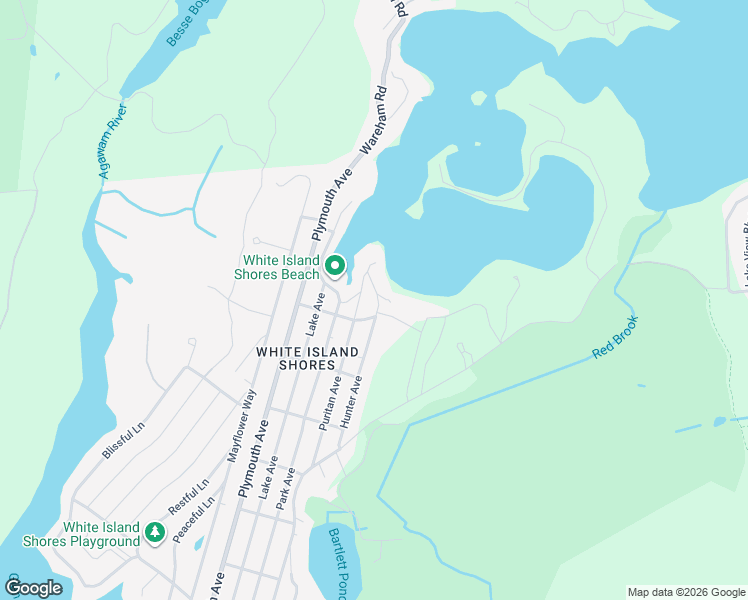 map of restaurants, bars, coffee shops, grocery stores, and more near 94 Hunter Avenue in Wareham