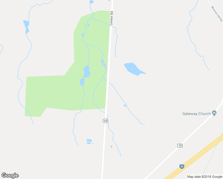 map of restaurants, bars, coffee shops, grocery stores, and more near 8948 Center Road in Austinburg