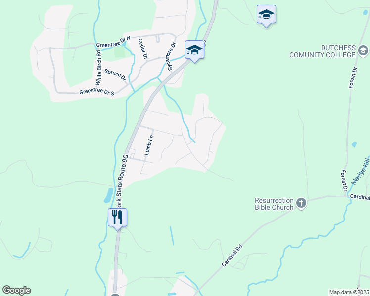map of restaurants, bars, coffee shops, grocery stores, and more near 6 Schryver Lane in Hyde Park