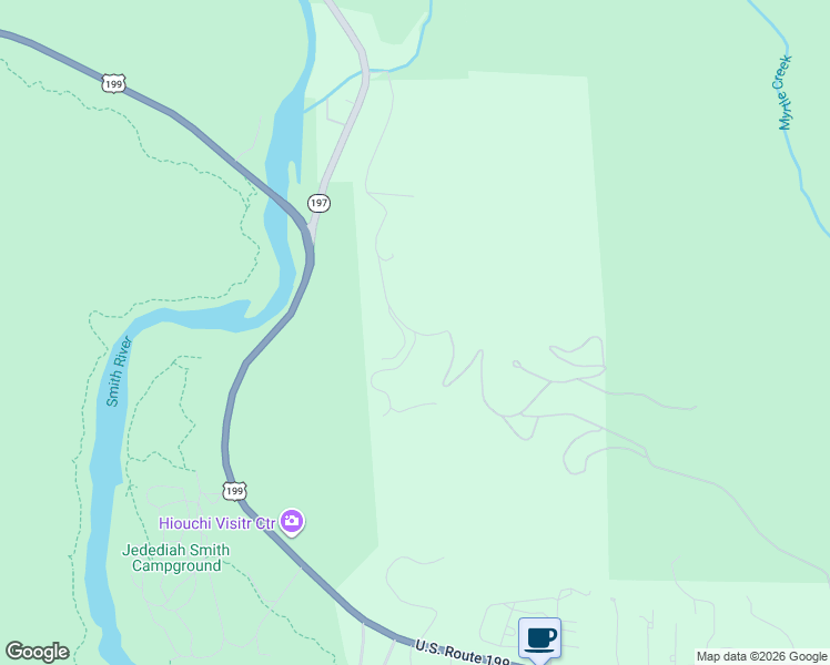 map of restaurants, bars, coffee shops, grocery stores, and more near 301 Pine Ridge Road in Crescent City