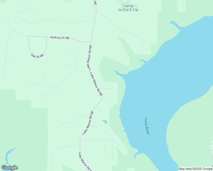 map of restaurants, bars, coffee shops, grocery stores, and more near 3272 Meadow Ridge Road Northeast in Solon