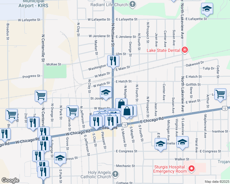 305 North Nottawa Street, Sturgis MI Walk Score