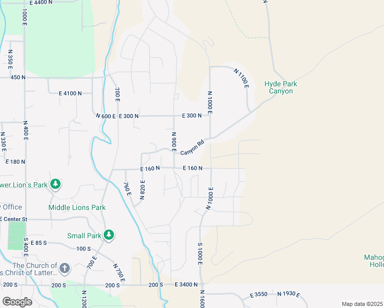 map of restaurants, bars, coffee shops, grocery stores, and more near 940 Canyon Road in Hyde Park