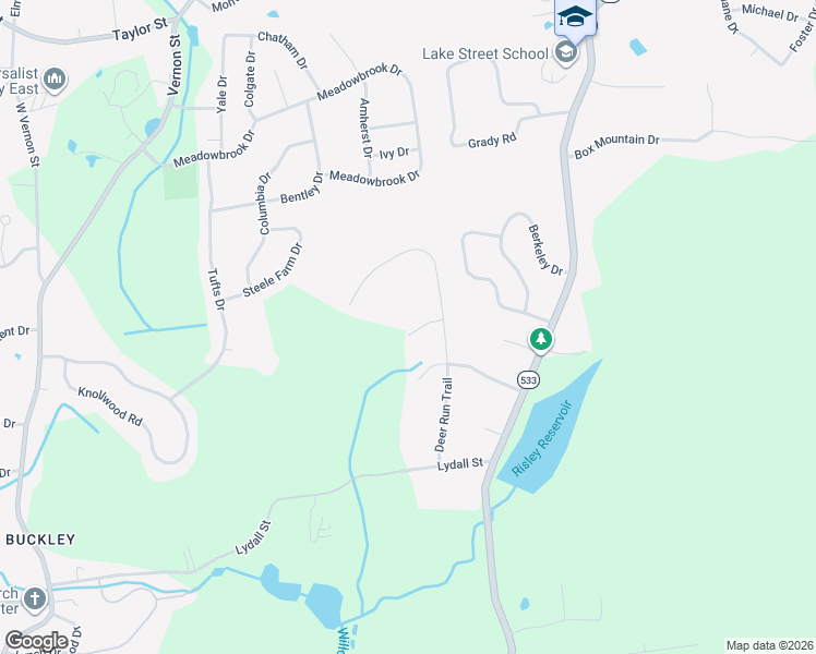 map of restaurants, bars, coffee shops, grocery stores, and more near 29 Leo J Lane in Manchester