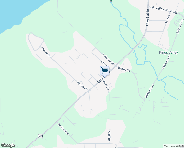 map of restaurants, bars, coffee shops, grocery stores, and more near 135 Rio Drive in Crescent City