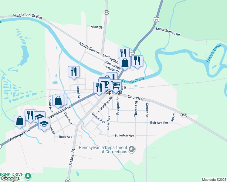 158 Church Street, Cambridge Springs PA Walk Score