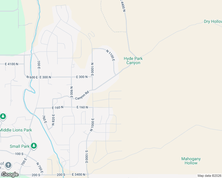 map of restaurants, bars, coffee shops, grocery stores, and more near 1109 East 245 North in Hyde Park