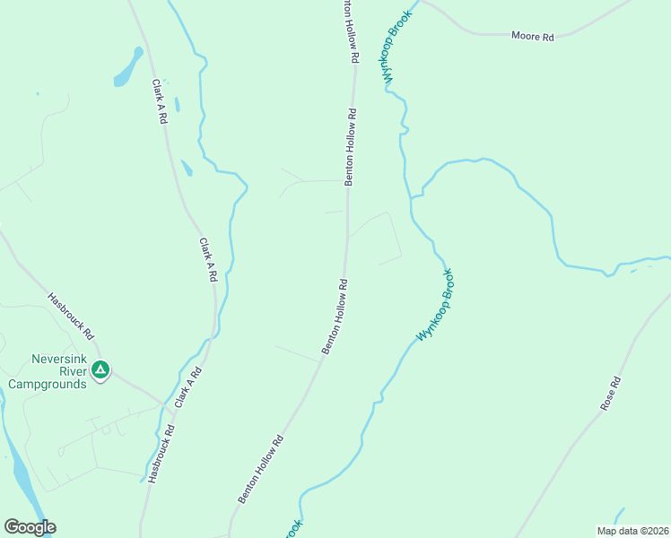 map of restaurants, bars, coffee shops, grocery stores, and more near 810 Benton Hollow Road in Woodbourne