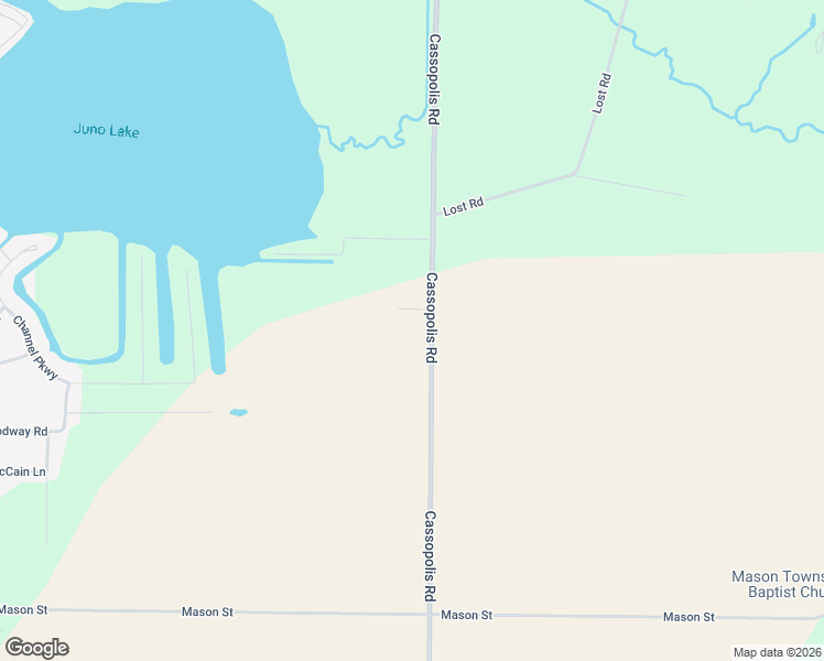 map of restaurants, bars, coffee shops, grocery stores, and more near 68456 Cassopolis Road in Cassopolis