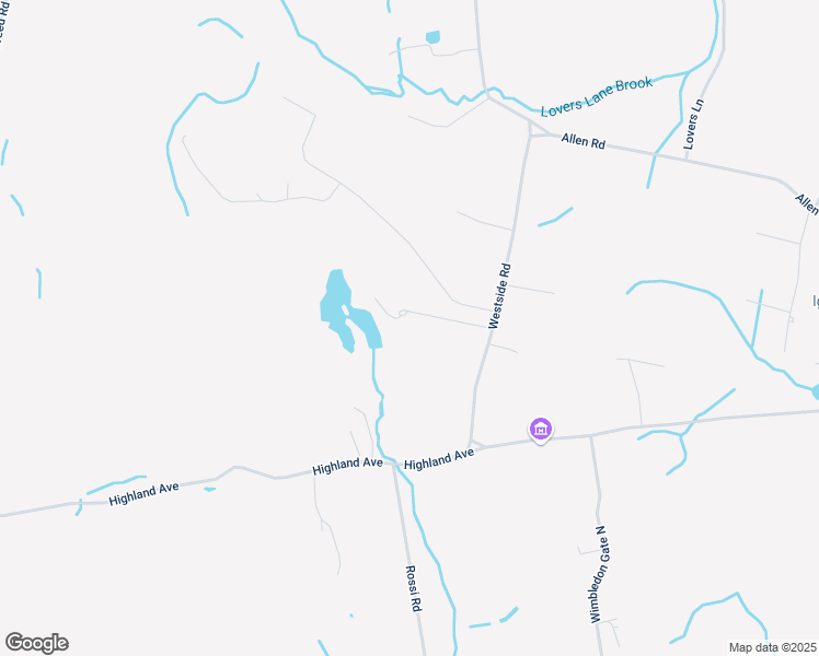 map of restaurants, bars, coffee shops, grocery stores, and more near 134 Greenfield Drive in Torrington
