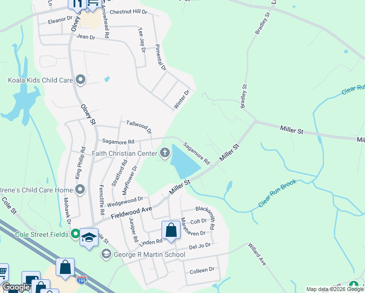 map of restaurants, bars, coffee shops, grocery stores, and more near 155 Sagamore Road in Seekonk
