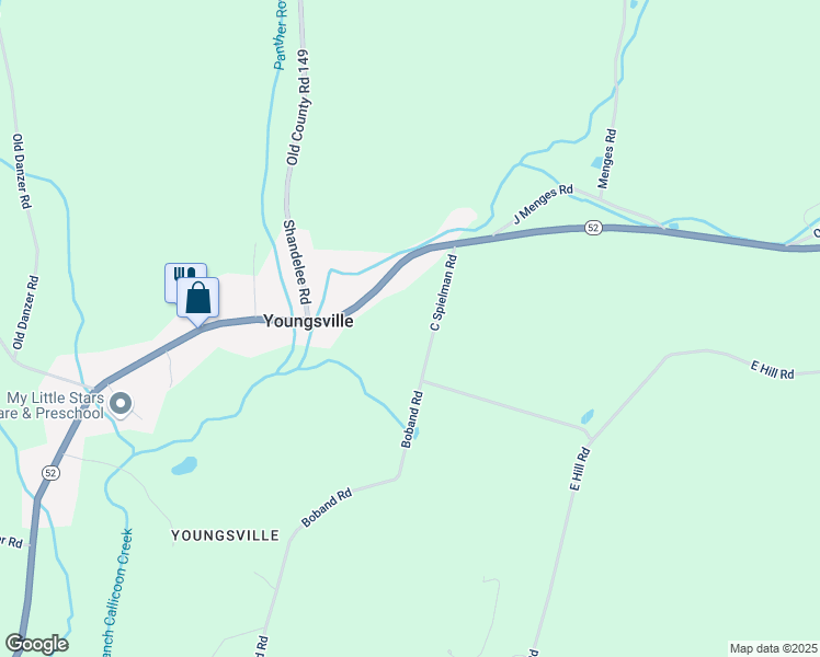 map of restaurants, bars, coffee shops, grocery stores, and more near 38 Carl Spielman Road in Sullivan County