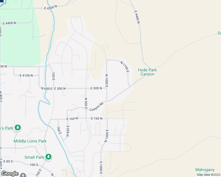 map of restaurants, bars, coffee shops, grocery stores, and more near 304 North 1000 East in Hyde Park