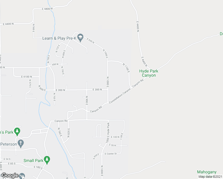 map of restaurants, bars, coffee shops, grocery stores, and more near 304 North 1000 East in Hyde Park