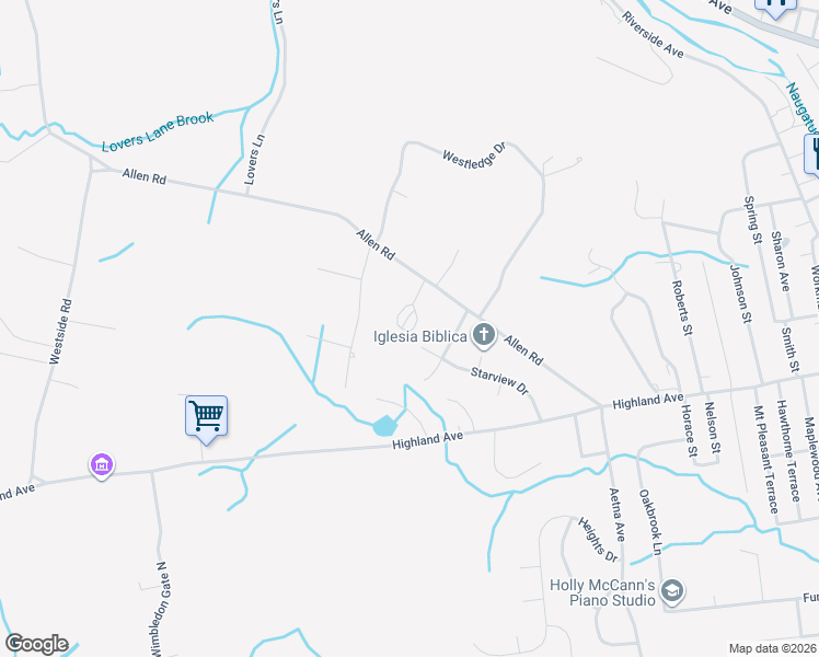 map of restaurants, bars, coffee shops, grocery stores, and more near 202 Starview Drive in Torrington