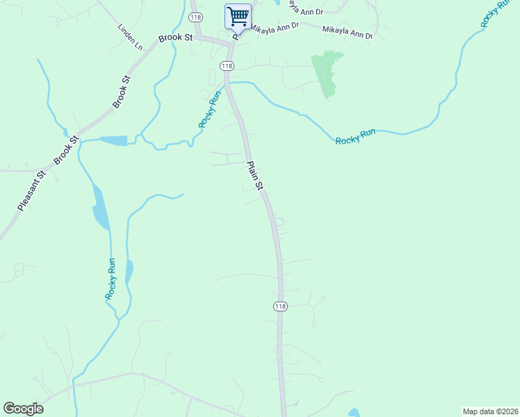 map of restaurants, bars, coffee shops, grocery stores, and more near 139 Plain Street in Rehoboth