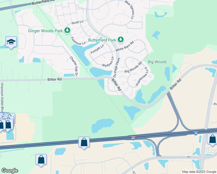 map of restaurants, bars, coffee shops, grocery stores, and more near 2481 Wilton Lane in Aurora