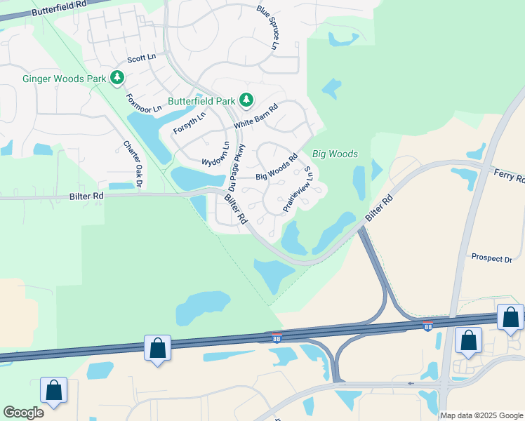 map of restaurants, bars, coffee shops, grocery stores, and more near 2636 Wingate Court in Aurora