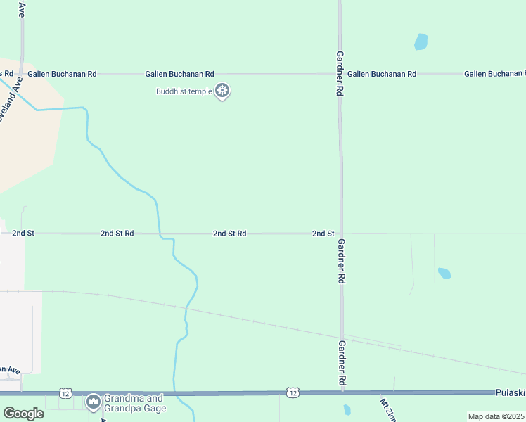 map of restaurants, bars, coffee shops, grocery stores, and more near in Galien