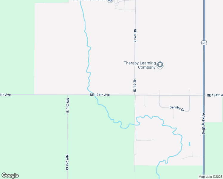 map of restaurants, bars, coffee shops, grocery stores, and more near 201 Northeast 134th Avenue in Alleman
