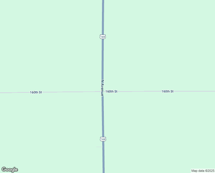 map of restaurants, bars, coffee shops, grocery stores, and more near 23019 160th Street in Bouton