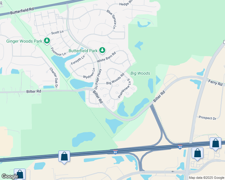 map of restaurants, bars, coffee shops, grocery stores, and more near 2665 Stanton Court in Aurora