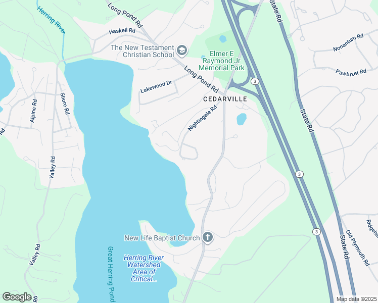 map of restaurants, bars, coffee shops, grocery stores, and more near 50 Nightingale Road in Plymouth