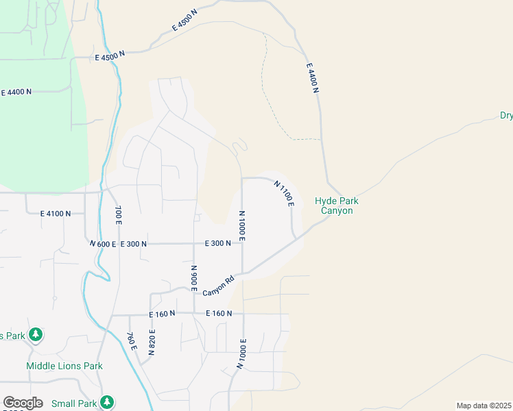 map of restaurants, bars, coffee shops, grocery stores, and more near 350 North 1000 East in Hyde Park