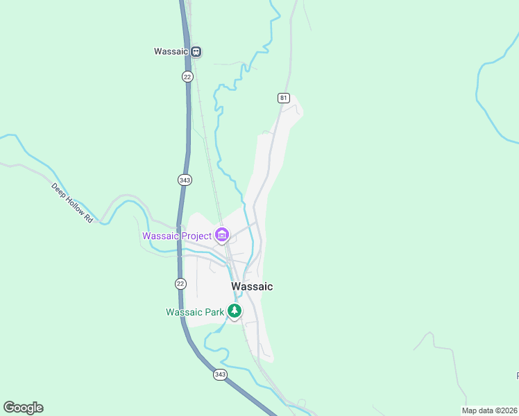 map of restaurants, bars, coffee shops, grocery stores, and more near 284 Old Route 22 in Wassaic