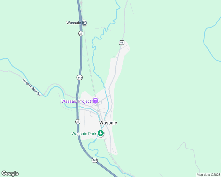 map of restaurants, bars, coffee shops, grocery stores, and more near 284 Old Route 22 in Wassaic