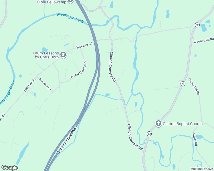 map of restaurants, bars, coffee shops, grocery stores, and more near 129 Clinton Corners Road in Salt Point
