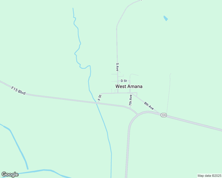 map of restaurants, bars, coffee shops, grocery stores, and more near 601-699 4th Avenue in Amana
