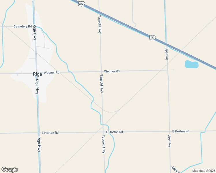 map of restaurants, bars, coffee shops, grocery stores, and more near 7673 Tagsold Highway in Riga