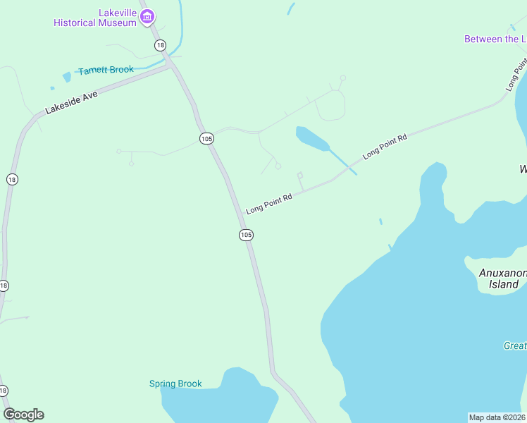 map of restaurants, bars, coffee shops, grocery stores, and more near 2 Long Point Road in Lakeville
