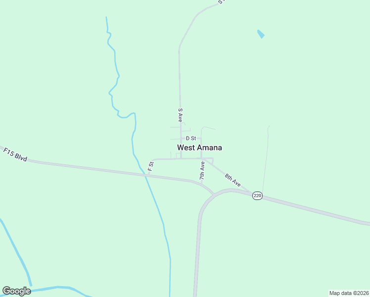 map of restaurants, bars, coffee shops, grocery stores, and more near 410 6th Avenue in Amana