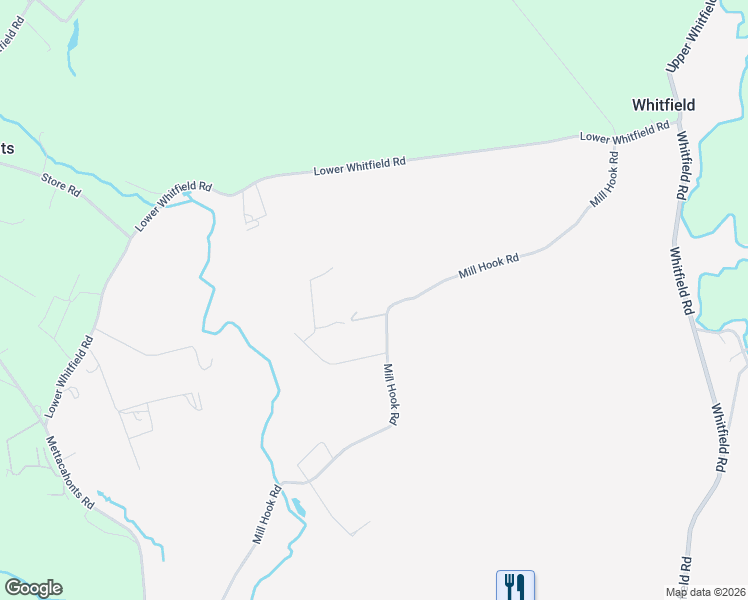 map of restaurants, bars, coffee shops, grocery stores, and more near 150 Mill Hook Road in Accord